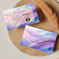 Design de Onda Holográfica Pastel Etéreo