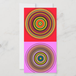 Cartão De Agradecimento Design espiral