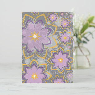 Cartão De Agradecimento Design Floral 10