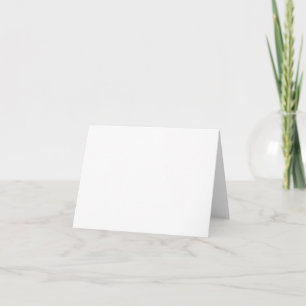 Cartão De Agradecimento Design simples personalizado branco Adicionar Foto