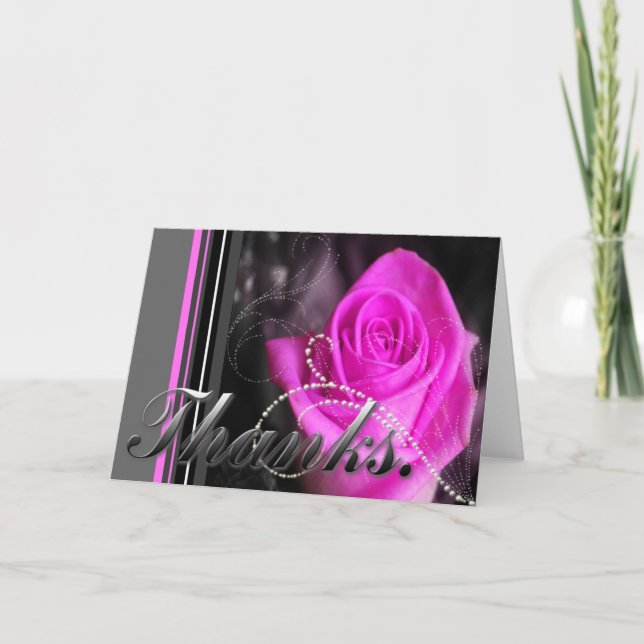 CARTÃO DE AGRADECIMENTO DESLUMBRANTE (Frente)