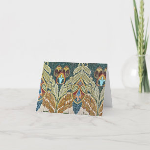 Cartão De Agradecimento Detalhe de Mosaico Sant Pau Barcelona