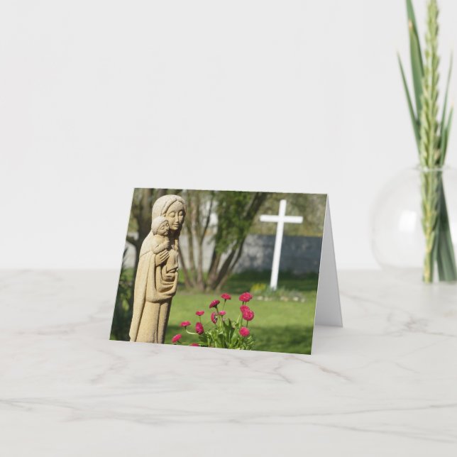 Cartão De Agradecimento Deus Abre Na Fé E No Amor (Frente)
