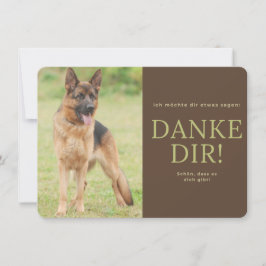 Cartão De Agradecimento Deutscher Schäferhund