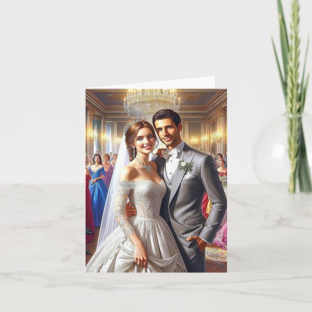 Cartão De Agradecimento Deux Cœurs Déterminés, carte pour tous (Frente)