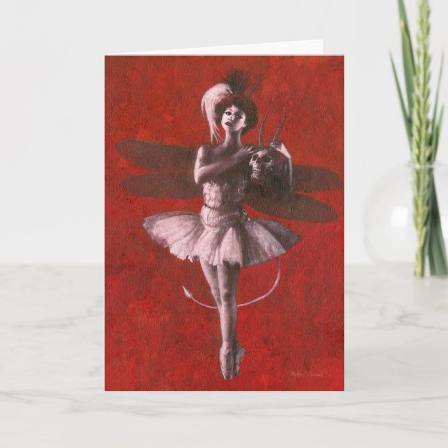 Cartão De Agradecimento Devilish Pixie Greeting Card (Frente)