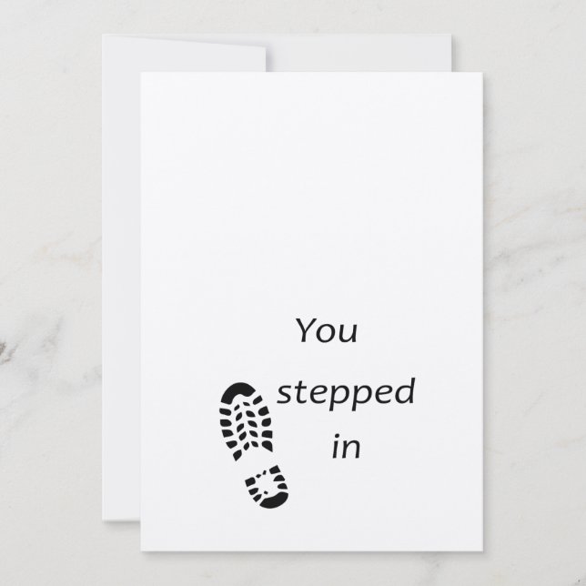 Cartão De Agradecimento Dia de os pais Card para Pai passo (Frente)