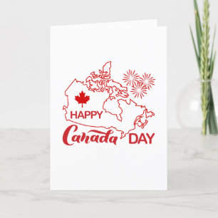 Cartão De Agradecimento Dia do Canadá
