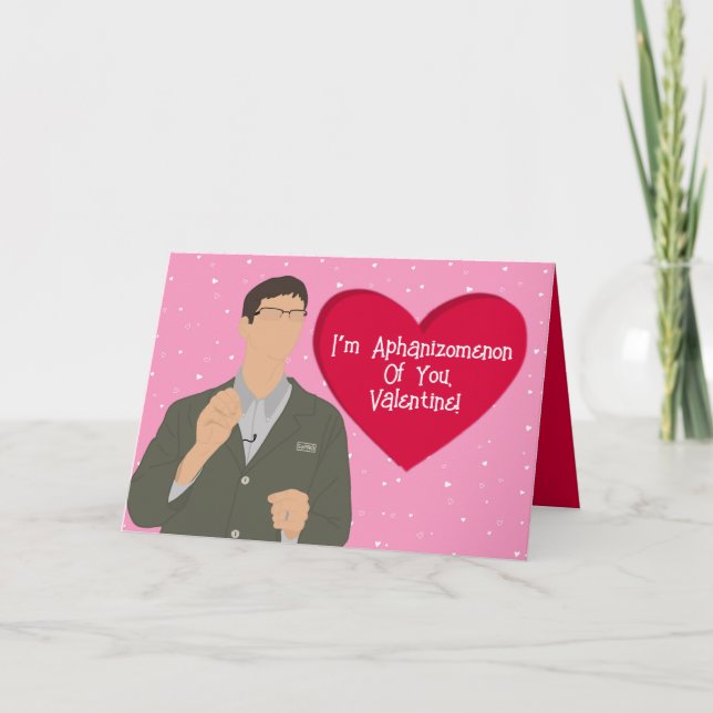 Cartão De Agradecimento Dias de os namorados de algas (Frente)