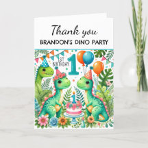 Dino Cute do primeiro aniversario do Dinossauro