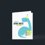 Cartão De Agradecimento Dinosaur Kids Birthday<br><div class="desc">Adorable birthday cards or birthday party thank you notes.</div>