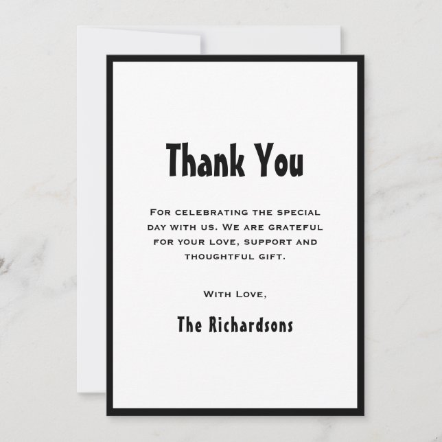 Cartão De Agradecimento Divertido Primeiro primeiro aniversario Fantasma d (Frente)