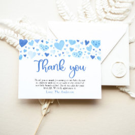 Cartão de Agradecimento do Chá de Bebê do Dia dos 