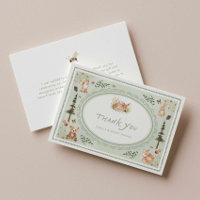 Cartão de Agradecimento do Chá de Bebê do Livro de