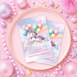 Cartão de Agradecimento do Dia Mágico do Unicórnio