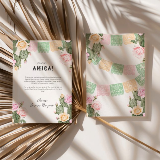 Cartão de Agradecimento do Fim de Semana de Desped (Criador carregado)