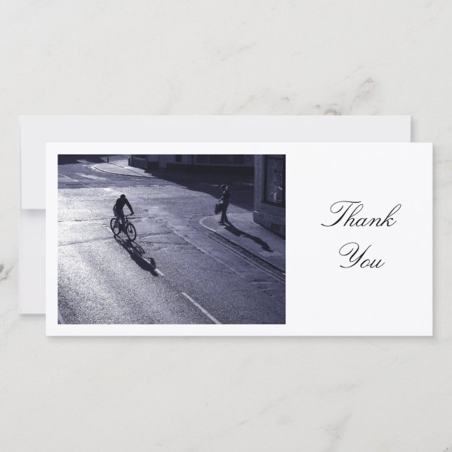 Cartão De Agradecimento Do Lado Sunny - Obrigado (Frente)