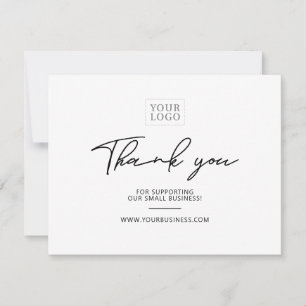 Cartão de Agradecimento do Pacote de Negócios de L