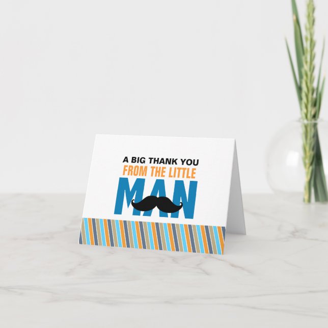 Cartão de Agradecimento do "Pequeno Homem" (Frente)