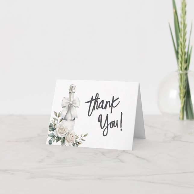 Cartão de agradecimento dobrado (Frente)