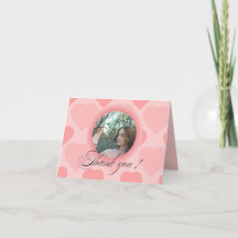 Cartão de Agradecimento Dobrado