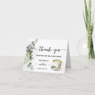 Cartão de Agradecimento Dobrado Greenery Perfect M