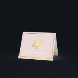 Cartão De Agradecimento DOBRADO, OBRIGADO, Bat Mitzvah, estrela dourada, r<br><div class="desc">[ NOTA - O EFEITO DOURADO É UMA IMAGEM IMPRESSA ] Um design moderno e simples para uma Configuração de CARTÕES DE AGRADECIMENTOS como modelo, é simples adicionar seus próprios detalhes ou clicar no botão personalizar e você pode adicionar ou alterar texto, fontes, tamanhos etc. DICA: 1. Para redimensionar/reposicionar a...</div>