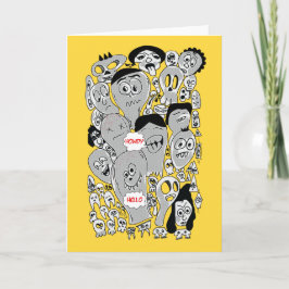 Cartão de Agradecimento Dobrado Padrão, 12,7 cm x