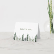 Cartão de Agradecimento Dobrado Personalizado Flor