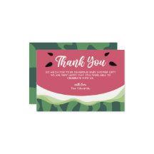 Doce Melancia Obrigado Chá de fraldas De Verão