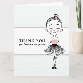 Cartão De Agradecimento Docinho, Professora, Obrigado.