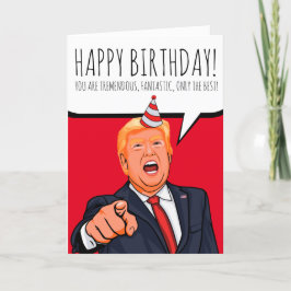 Cartão De Agradecimento Donald Trump: Feliz Aniversário