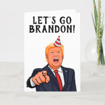 Donald Trump: Vamos Vai Brandon Aniversário Obriga