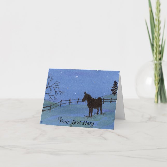 Cartão De Agradecimento Donkey (Frente)