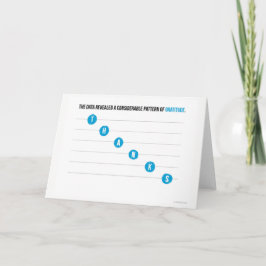 Cartão De Agradecimento Dot Plot Thank You Card