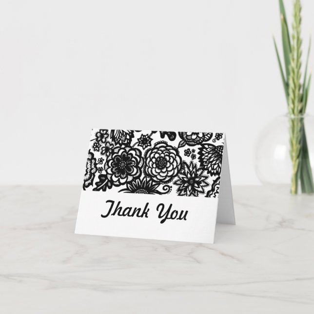 Cartão De Agradecimento dotcrazy Thank You Cards (Frente)
