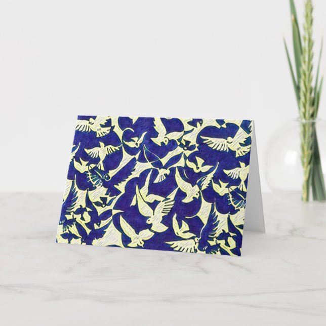 Cartão De Agradecimento Dovs no Vazio de Voo (Frente)