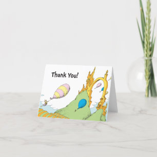 Cartão De Agradecimento Dr. Seuss Oh, os Lugares que Você Irá Obrigado