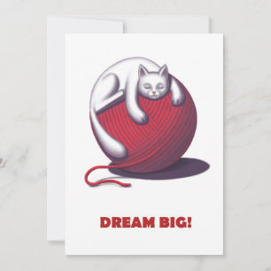Cartão De Agradecimento Dream Big