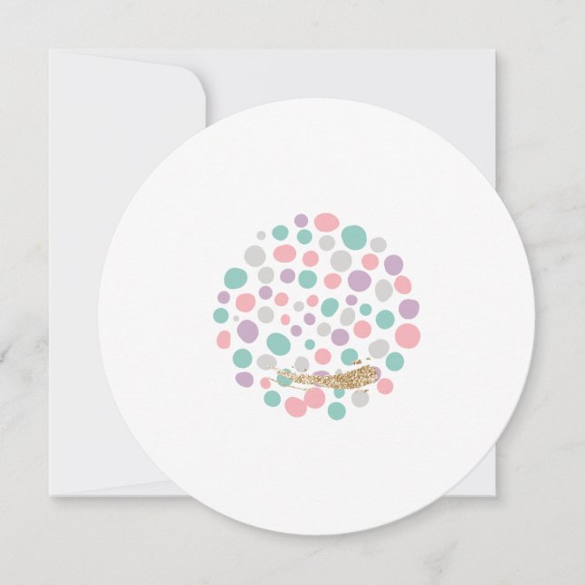 Cartão De Agradecimento 'DreamyPastels' (Frente)