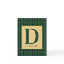 Duncan Tartan Monograma D