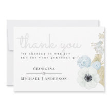 Dusty Blue White Marinho Anemone BUDGET Casamento
