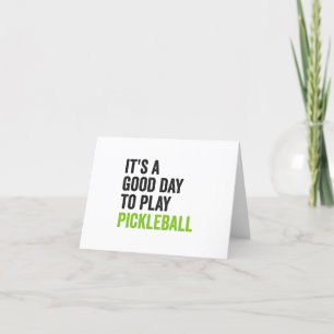 Cartão De Agradecimento É um bom dia para jogar futebol