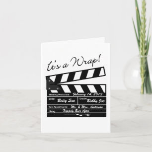 Cartão De Agradecimento É um Enrolado - Obrigado Casamento de Filme