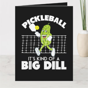 Cartão De Agradecimento É uma Grande Coisa - Remo de Pickleball Engraçado