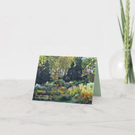 Cartão De Agradecimento Early Fall in the Gardens Note Cards