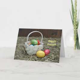 Cartão De Agradecimento Easter Eggs 3 Easter Card