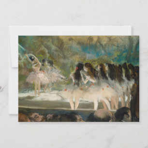 Cartão De Agradecimento Edgar Degas - Balé na Ópera de Paris