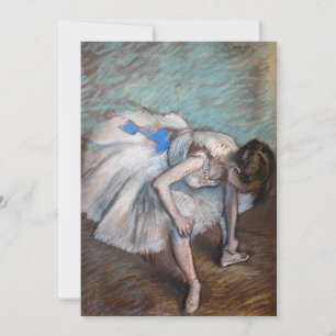 Cartão De Agradecimento Edgar Degas - Dançarina Sentada