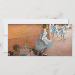 Cartão De Agradecimento Edgar Degas - Dançarinos Subindo uma Escada